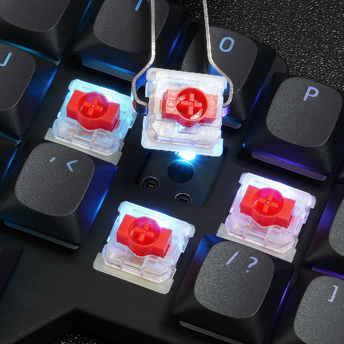 Низькопрофільна спліт клавіатура Cleo KS на механічних свічах Gateron Івано-Франківськ - зображення 7