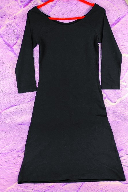 Платье чёрное, трикотажное, хлопок Дніпро - зображення 1