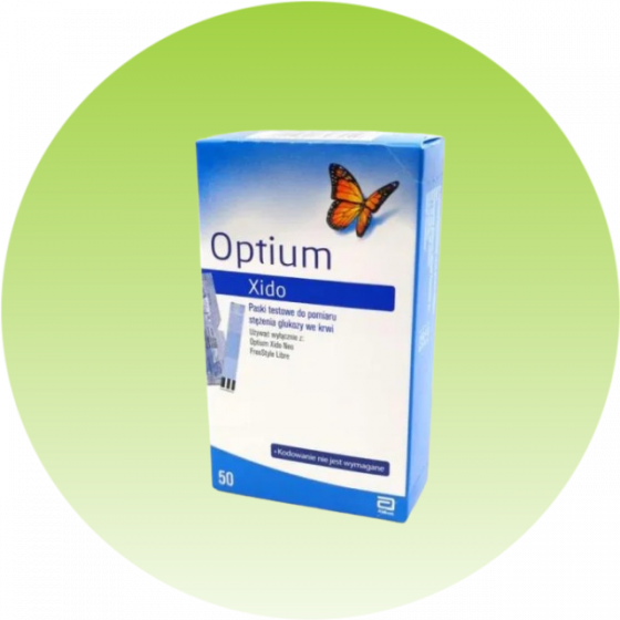 Тест-смужки Optium Xido 50 шт Львів