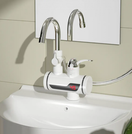 Кран-водонагреватель с душем нижнее подключение Instant electric heating water Faucet FT-001 Львів - зображення 3