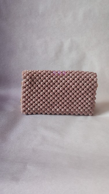 ~ Клатч бархатна персикова цукерка Звенигородка - изображение 3