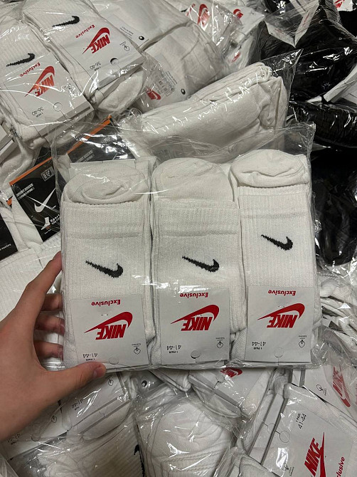 Носки Nike чорні та білі Івано-Франківськ - зображення 3