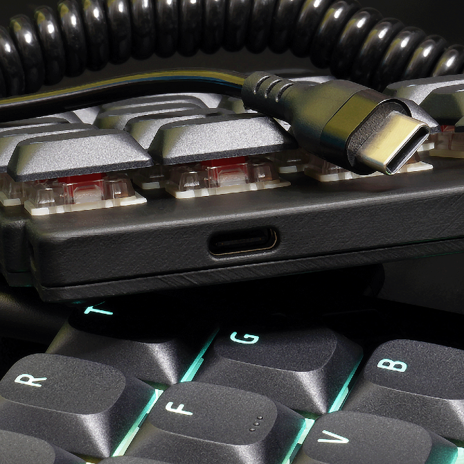 Низькопрофільна спліт клавіатура Cleo KS на механічних свічах Gateron Івано-Франківськ - зображення 8