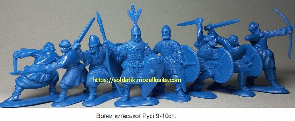 Солдатики игровой набор 8шт. 4 вида, игрушки, фигурки, казаки, воины Киев - изображение 3