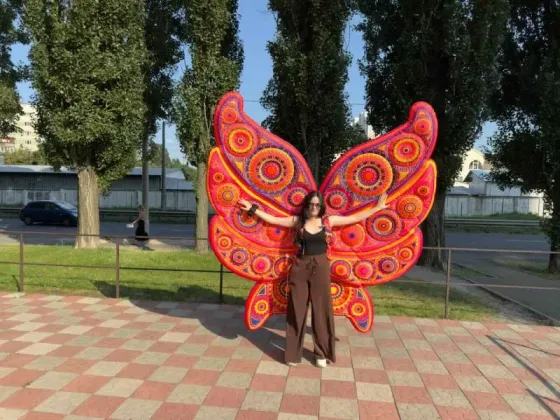 Крылья надувные на человека 3х3 м 2 кг 4 часа работы на одном заряде Киев