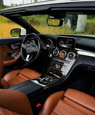 081 Прокат Mercedes-Benz C300 Cabrio белый без водителя в Киеве Киев - изображение 8