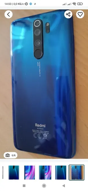 Xiaomi Redmi note 8 Pro. Состояние нового Запоріжжя - зображення 5