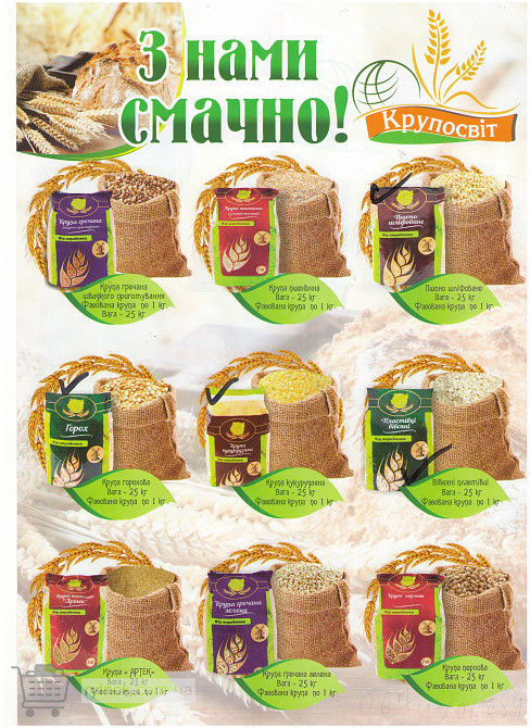 Крупи , цукор, борошно від виробника Вінниця - зображення 2