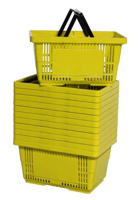 Кошик закупівельний Goldplastik Gp410 22л червоний, жовтий Полтава - зображення 5