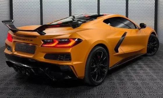 125 Спорткар на фотосессию Chevrolet Corvette Chevrolet C8 оранжевый а Київ