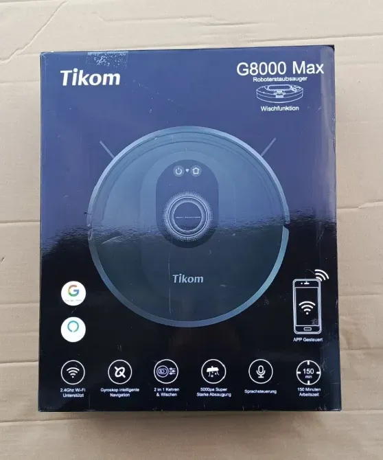 Робот-пилосос Tikom G8000 Max — стан нового, за суперціною Яворов - изображение 3