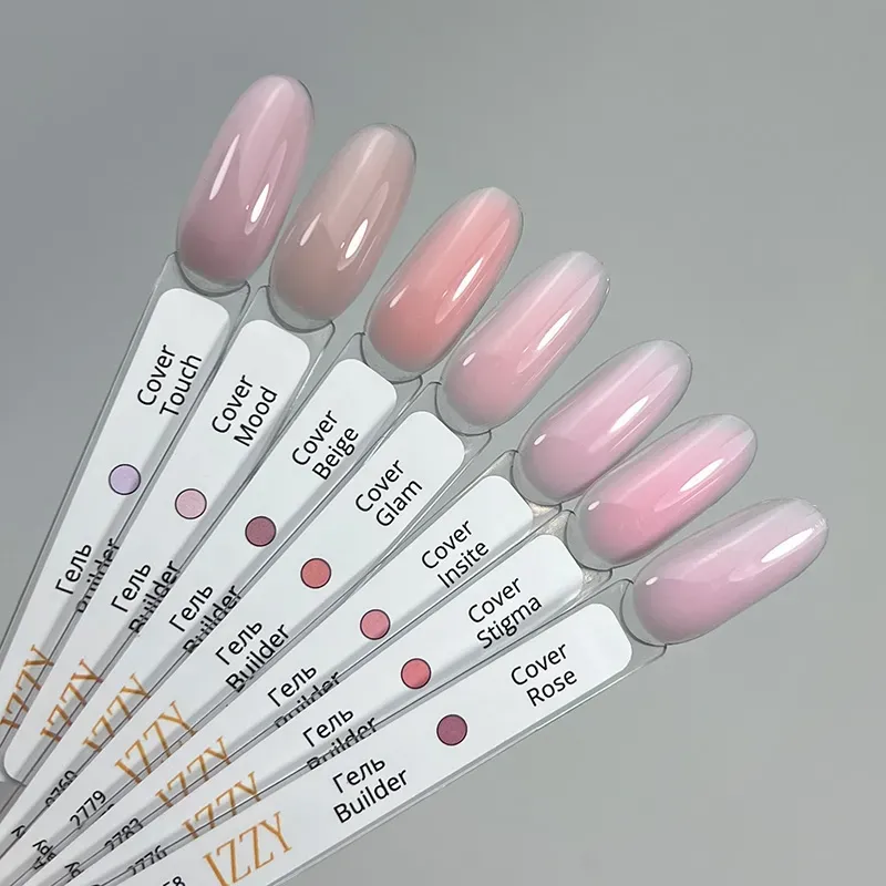 Вся Лінійка: Камуфлюючі Гелі для Нарощування Izzy Builder Cover Gel Київ - зображення 1