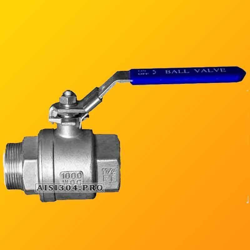 Кран нержавеющий с наружной резьбой 1/2\" Aisi 304 | TRiNOX Запоріжжя - зображення 1