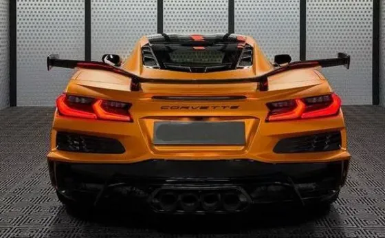 125 Спорткар на фотосессию Chevrolet Corvette Chevrolet C8 оранжевый а Київ