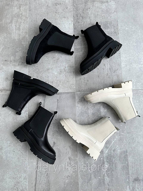 Замшеві чорні челсі ДЕМІ 🍂 Одеса - зображення 1