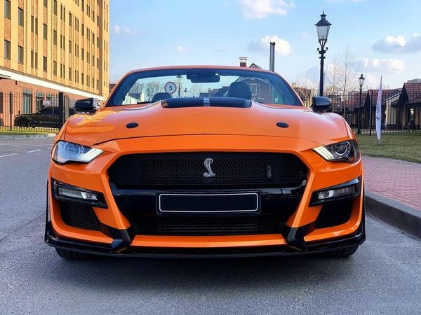 398 Кабриолет Ford Mustang GT оранжевый прокат аренда Київ - зображення 8