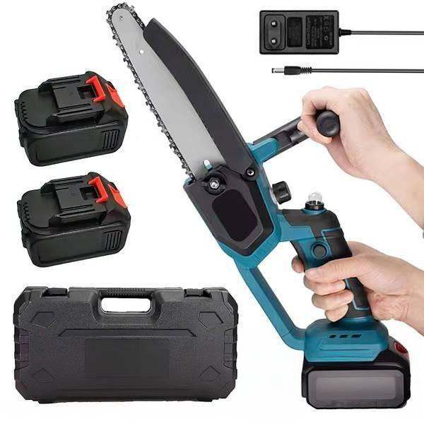 Аккумуляторная мини электрическая Electric chain saw 8 дюймов + 2 аккумулятора 48V Мини-пила садовая Львів - зображення 1