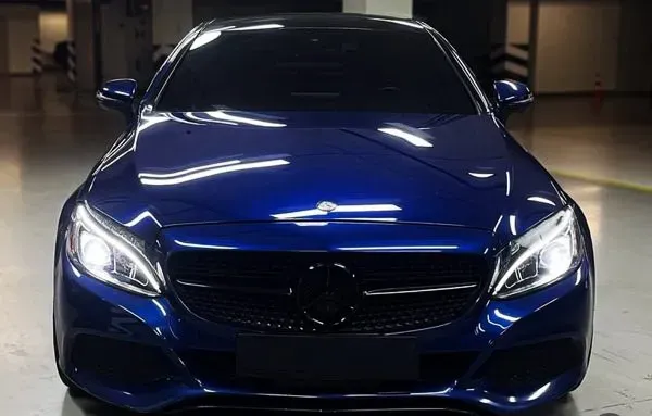 433 Авто без водителя Mercedes Benz С300 синий на прокат Київ - зображення 2