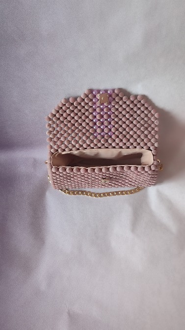 ~ Клатч бархатна персикова цукерка Звенигородка - изображение 6