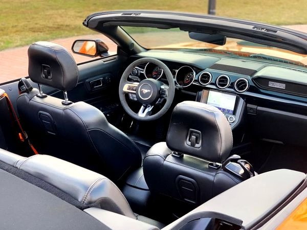 398 Кабриолет Ford Mustang GT оранжевый прокат аренда Київ - зображення 7