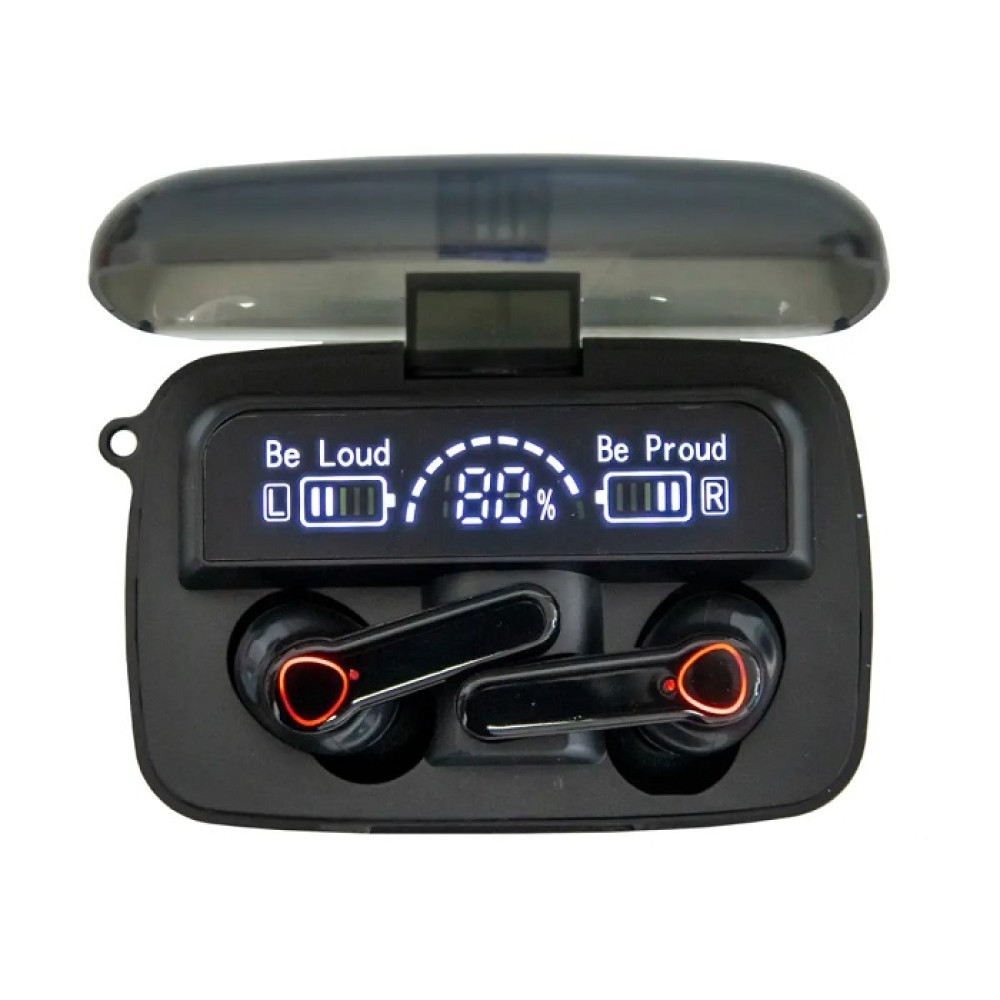 Бездротові вакуумні навушники Tws M19 BT Чорні, блютуз гарнітура з мік Київ - зображення 5