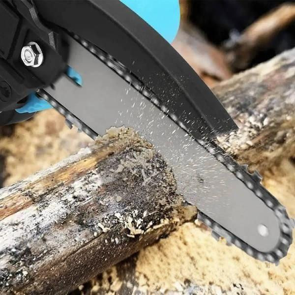 Аккумуляторная мини электрическая Electric chain saw 8 дюймов + 2 аккумулятора 48V Мини-пила садовая Львів - зображення 7