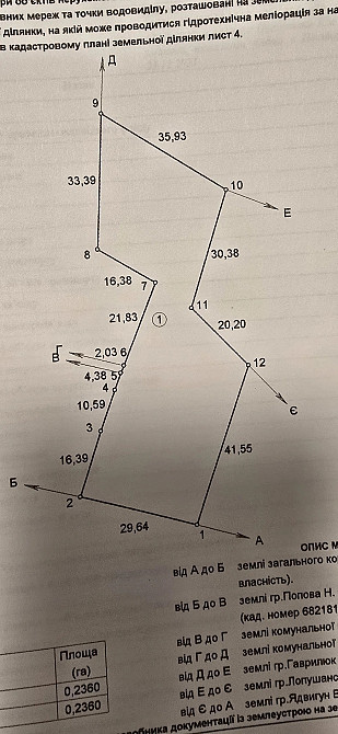 Продам земельну ділянку 33 сотих у м. Дунаївці Дунаївці - зображення 4