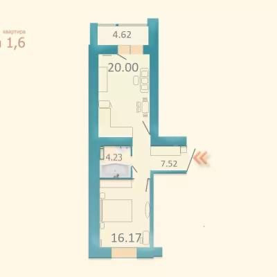 Евродвушка своя 54м2 ЖК Козацкий Солома Шулявская Нау Київ - зображення 9