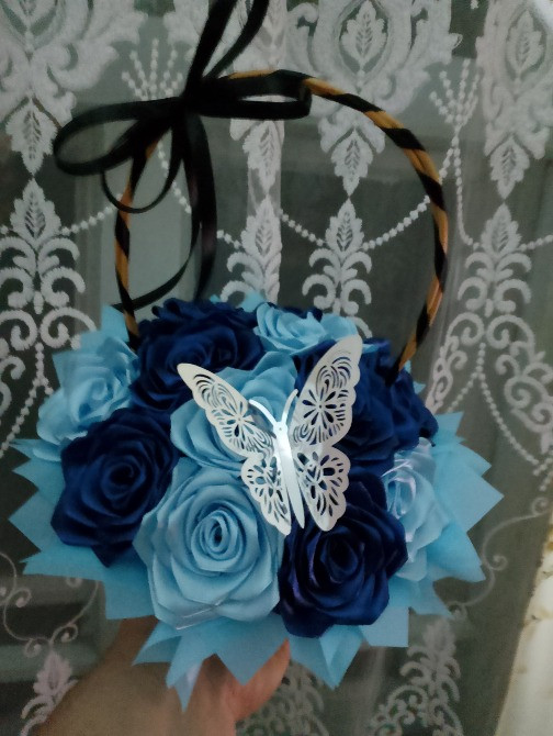 Троянди з атласних стрічок Ровно - изображение 3