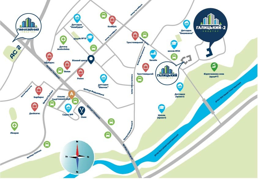 Трехкомнатная квартира в центре Ивано-Франковска Ивано-Франковск - изображение 2