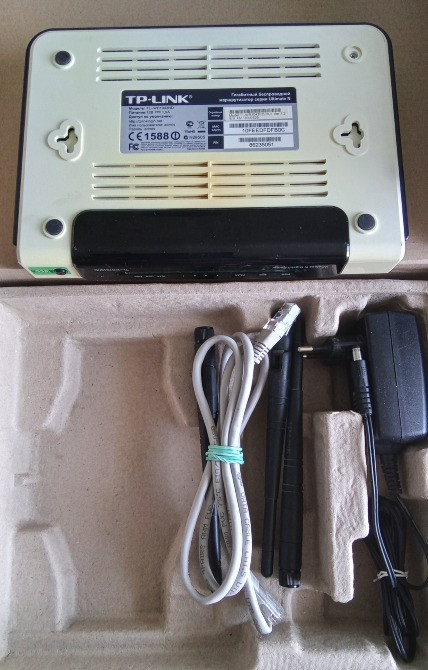 Wifi router роутер 2.4 гц tp-link model tl-wr1043nd 4 lan 1 wan rj45 Житомир - зображення 2