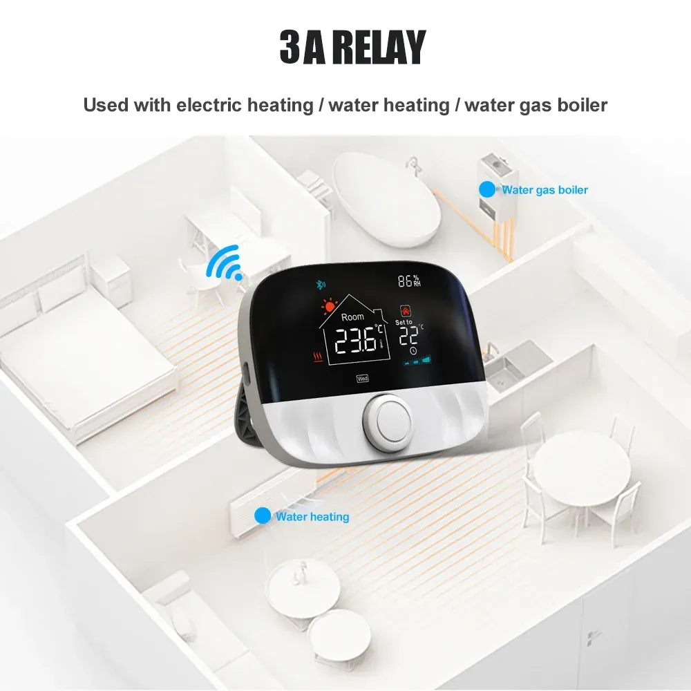 Терморегулятор комнатный для газ/эл.котла wi-fi Дніпро - зображення 5