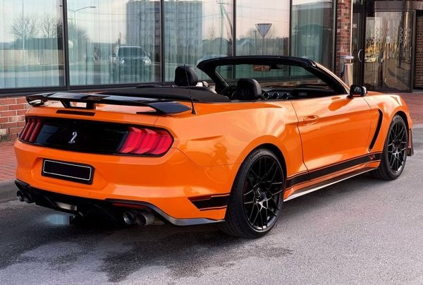 398 Кабриолет Ford Mustang GT оранжевый прокат аренда Київ - зображення 4