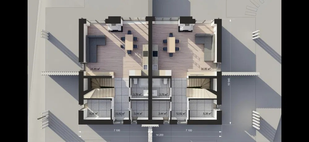Продається сучасний дуплекс у м. Коломия – вул. Байди Вишнивецького, 8 Коломыя - изображение 9
