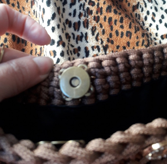 Сумочка в'язана коричнева Харків - зображення 5