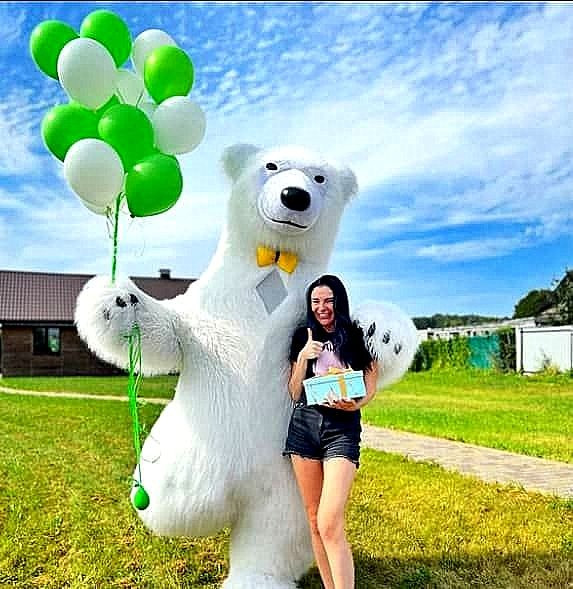 Белый медведь аниматор Полтава, Кременчуг, Кобеляки, Миргород, Диканька Полтава - зображення 2