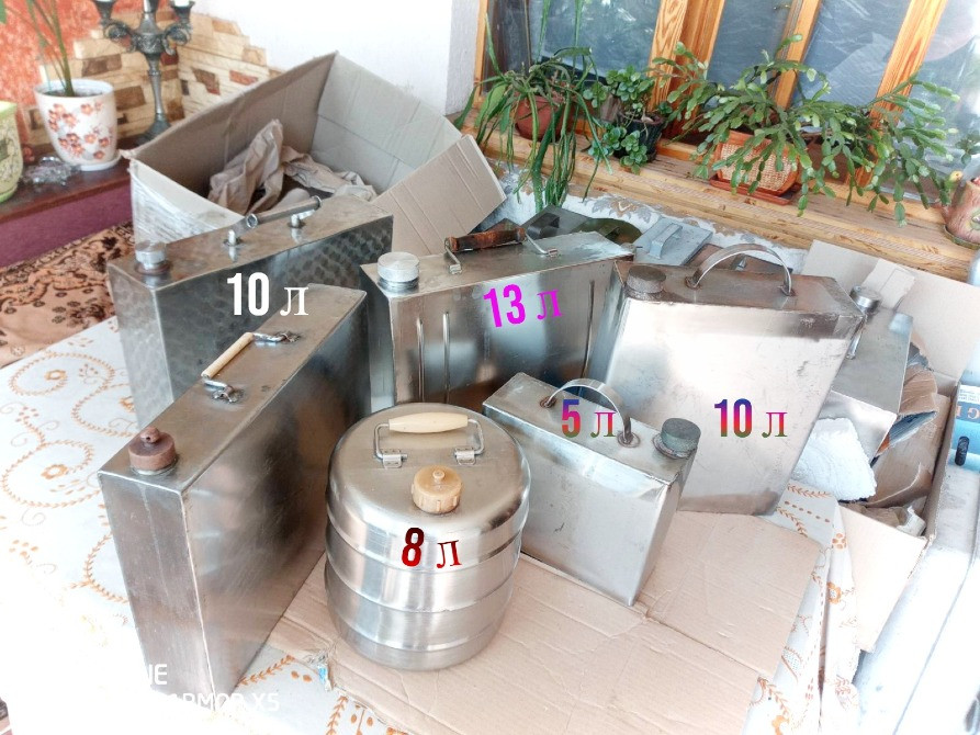 Куб-бак нержавеюща 20л(ёмкость канистр)алюминиевая 5, 10, 30, 40, 50, 100л Київ - зображення 3