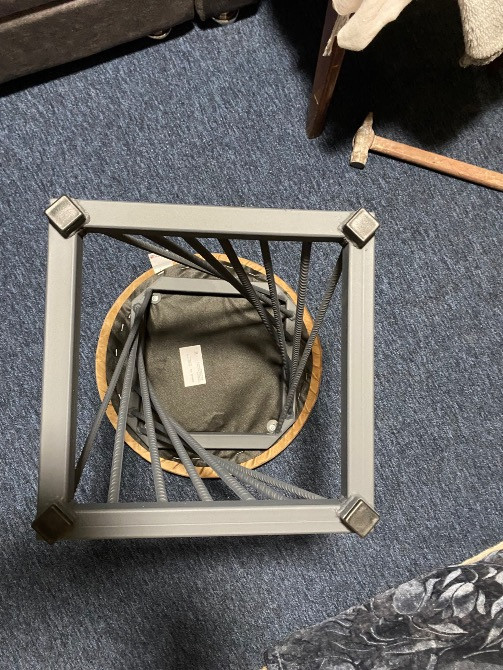 Дизайнерський табурет "Twist Steel" — стиль & надійність Кременчук - зображення 3