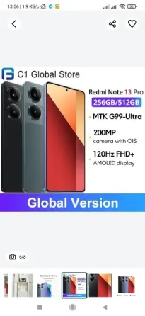 Новый Xiaomi Redmi note 13 Pro. Запечатан в коробке. Чёрный Запоріжжя