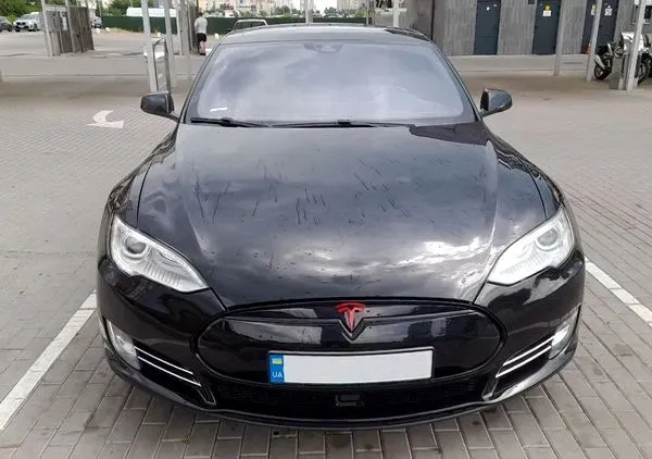 420 Авто на свадьбу Tesla Model S черный с водителем в Киеве Київ - зображення 1