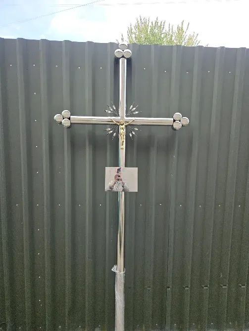 Хрест з нержавійки Львів - зображення 1