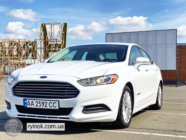 368 Ford Fusion 2015 белый аренда авто на свадьбу с водителем Київ - зображення 4