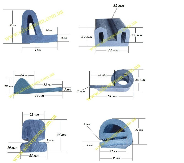 Ущільнювач гумовий для сміттєвоза Рівне - зображення 1