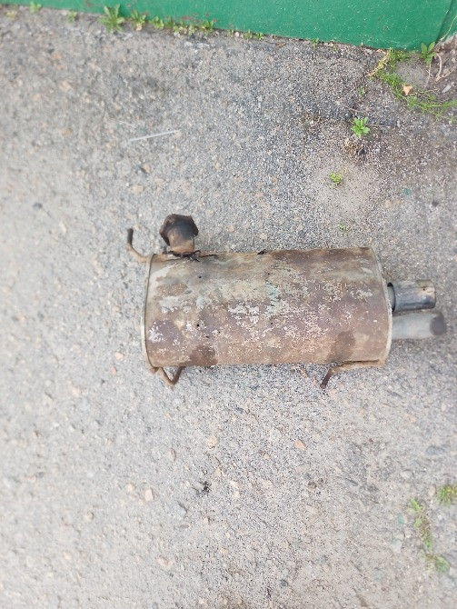 Продам глушник задня частина на Mitsubishi Outlander xl 2006-2012 Дніпро - зображення 1