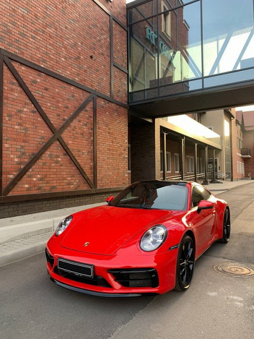 091 Прокат Porsche 911 Carrera S красный без водителя с водителем Київ - зображення 3