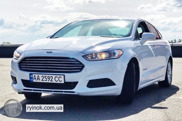 368 Ford Fusion 2015 белый аренда авто на свадьбу с водителем Київ - зображення 1