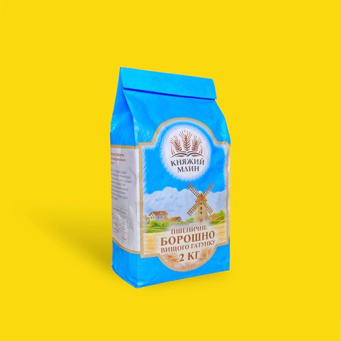 Борошно пшеничне в/г 1кг та 2кг. Мука. Купить продукты оптом Киев - изображение 2