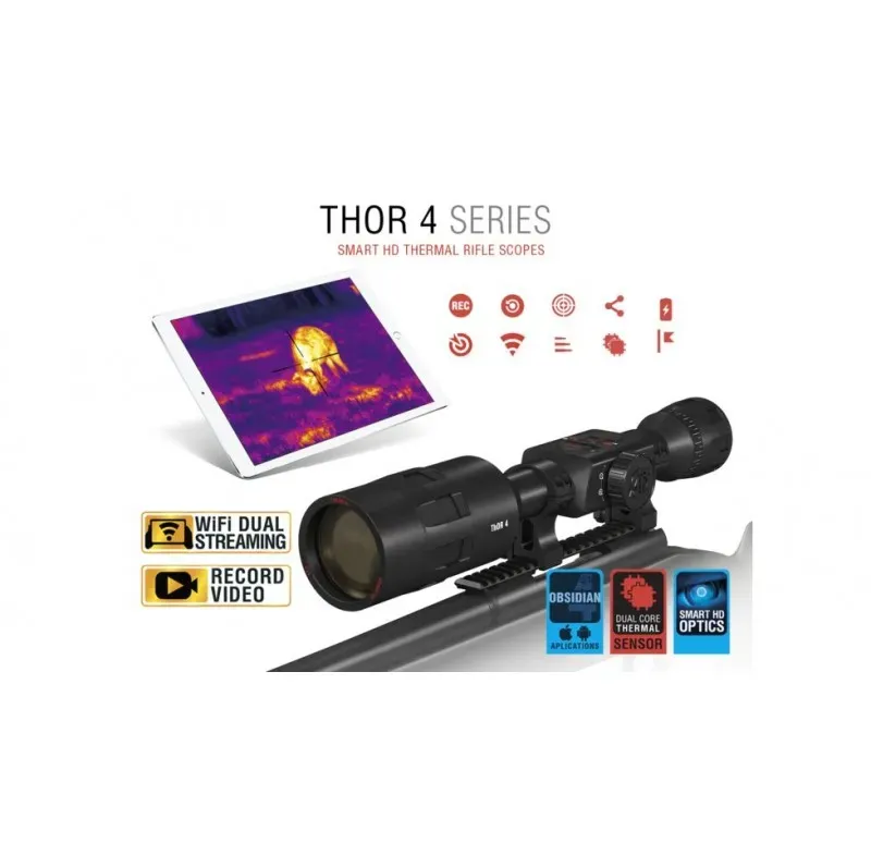 Atn ThOR 4, 640x480 Sensor, 4-40x Thermal Smart HD Rifle Scope Вінниця - зображення 2