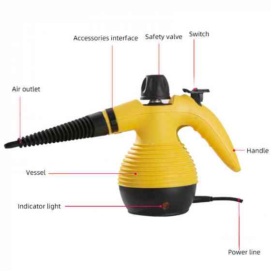 Отпариватель с функцией пароочистителя Steam Cleaner DF-A001 (TM-115) / Ручной отпариватель Львів